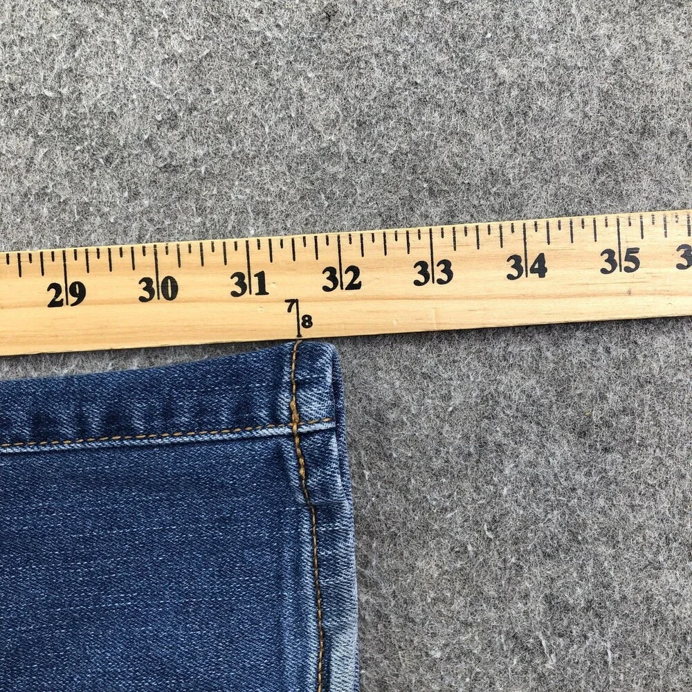 Lucky Brand Jeans Mens 38x32 Blue Medium Wash 410 Athletic Slim Denim Pants